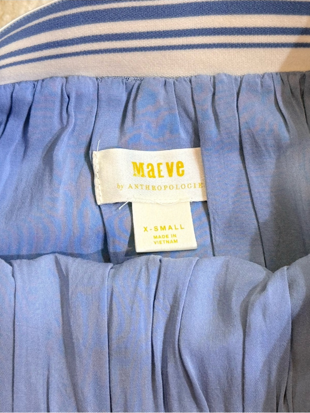 Women’s MAEVE tulle light blue midi skirt- Size XS - Picture 6 of 11